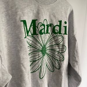 MARDI MERCREDI Flower Cotton Sweatshirt